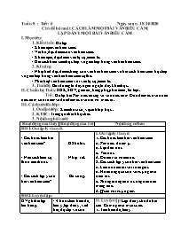 Giáo án Tự chọn Ngữ văn 7 - Tuần 8, Tiết 6: C