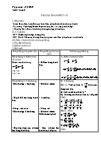 Giáo án Tự chọn Toán 7 - Tuần 2, Tiết 2: Nhân