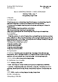 Giáo án Vật lí 7 - Bài 21: Sơ đồ mạch điện. C