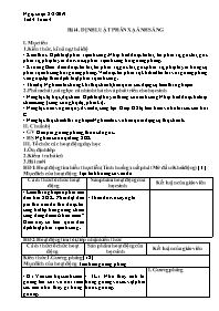 Giáo án Vật lí 7 - Tiết 4, Bài 4: Định luật p