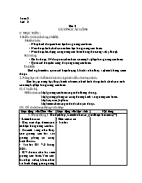 Giáo án Vật lí 7 - Tiết 8, Bài 8: Gương cầu l