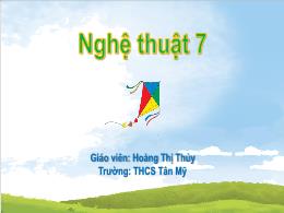 Bài giảng môn Nghệ thuật 7 (Mỹ thuật) sách Cá