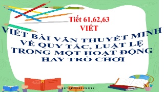 Bài giảng môn Ngữ văn Lớp 7 - Viết bài văn th
