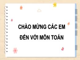 Bài giảng môn Toán 7 - Bài tập cuối chương V