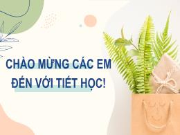 Bài giảng môn Toán 7 - Chương V - Bài 5: Biến