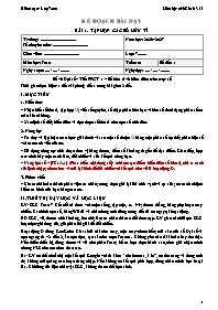 KHBD môn Toán lớp 7 cả năm học 2026-2027 tích